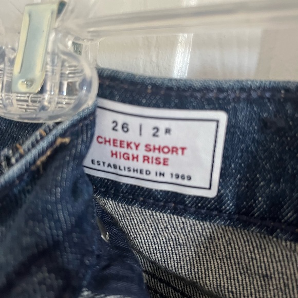 High Rise Jean Shorts - Picture 3 of 5